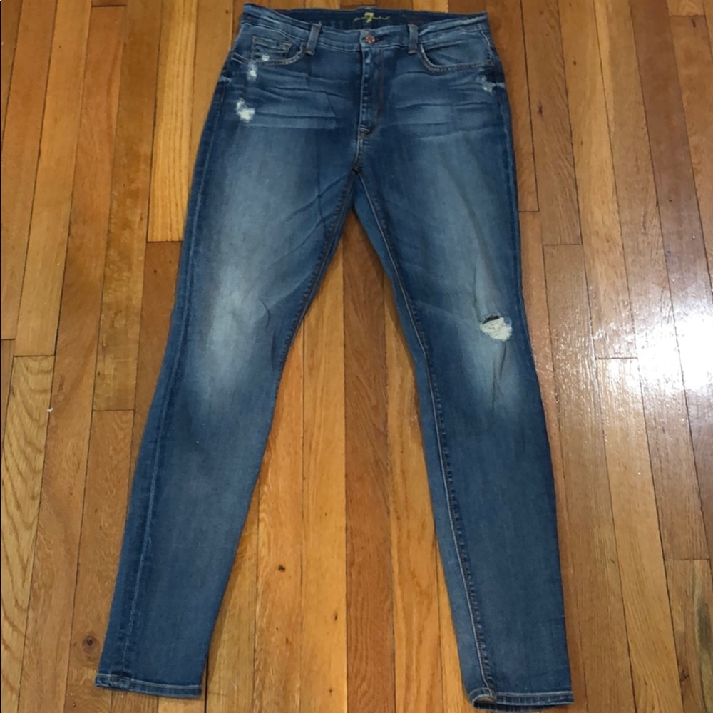 7 for all Mankind: The High Waist Skinny size 31